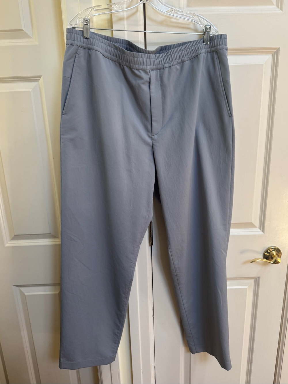 Theory Men’s Baxter Tech Pants In Sea Rock